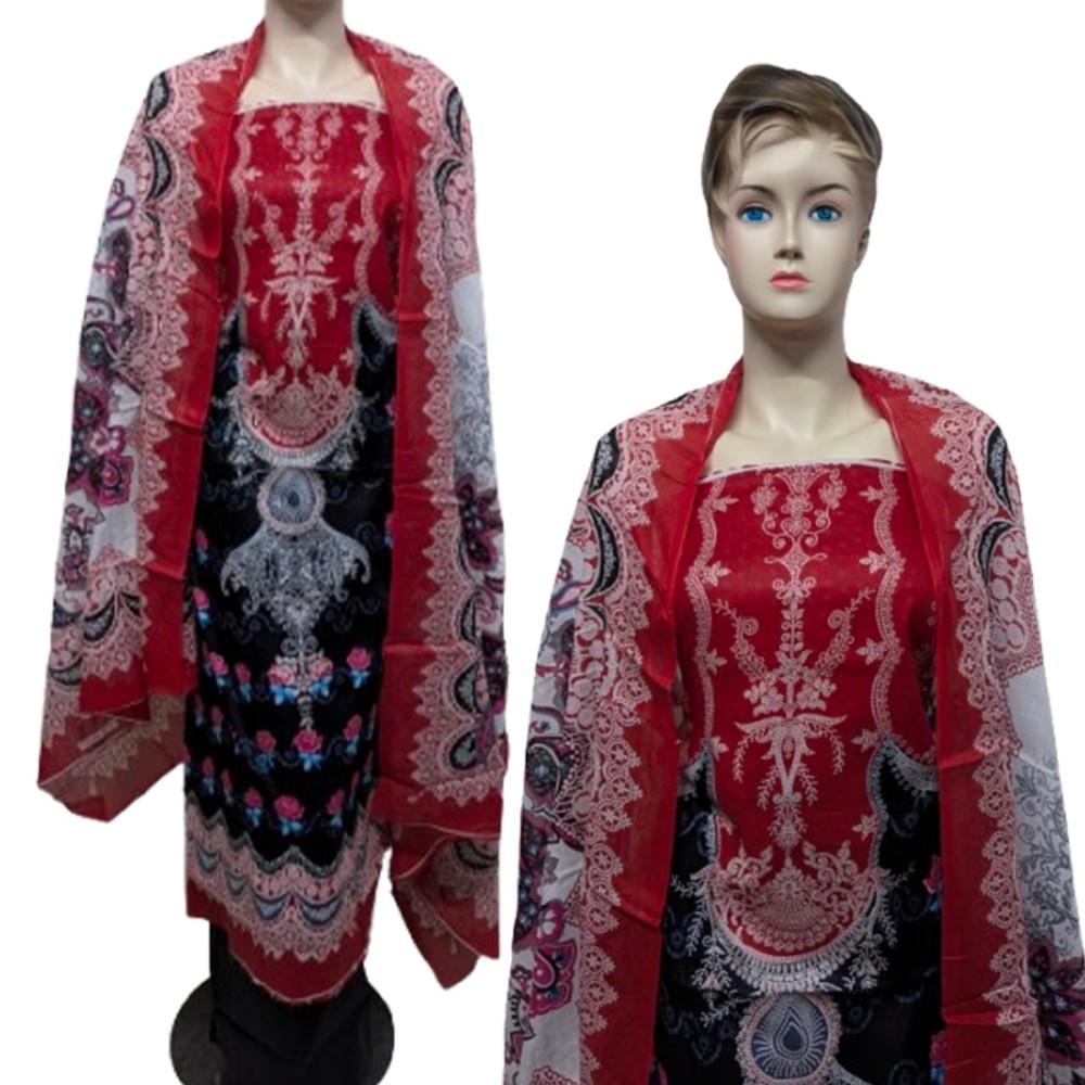 Printed Swiss Lawn 3-Piece Collection
